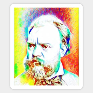 Antonín Dvořák Colourful Portrait | Antonín Dvořák Artwork 10 Sticker